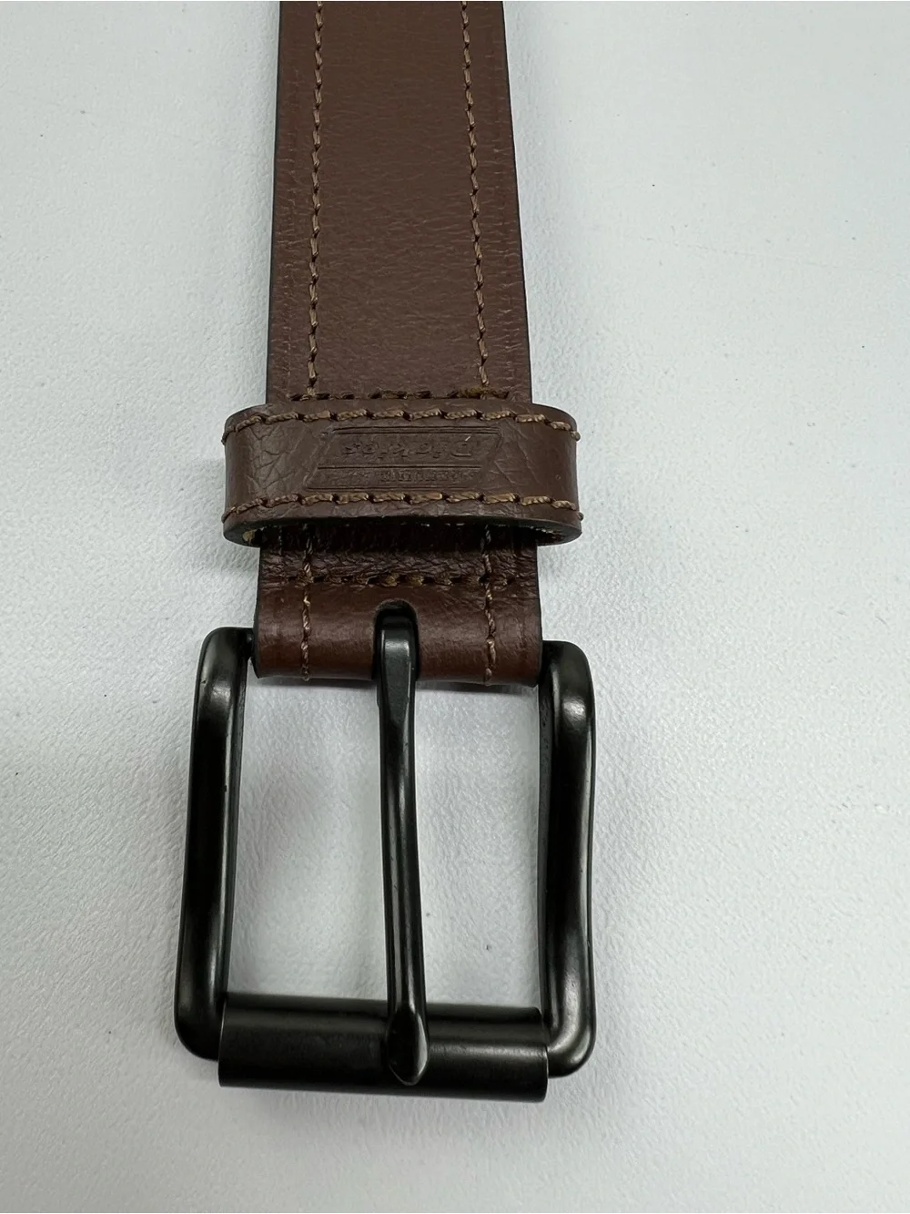 Dickies Brown Leather Mens Belt 46-48